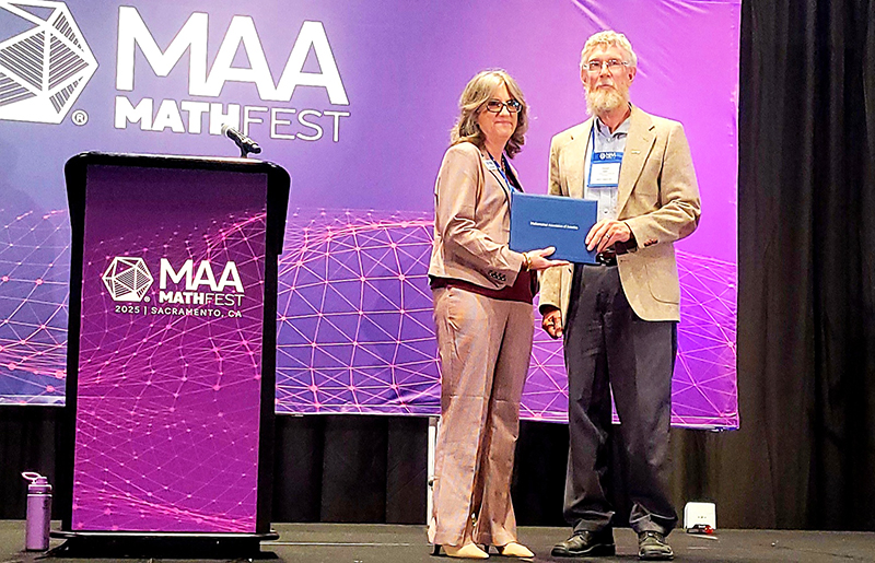 The Intersection of Math, History and Astronomy: Mines Emeritus Professor Awarded Prestigious Mathematics Honor